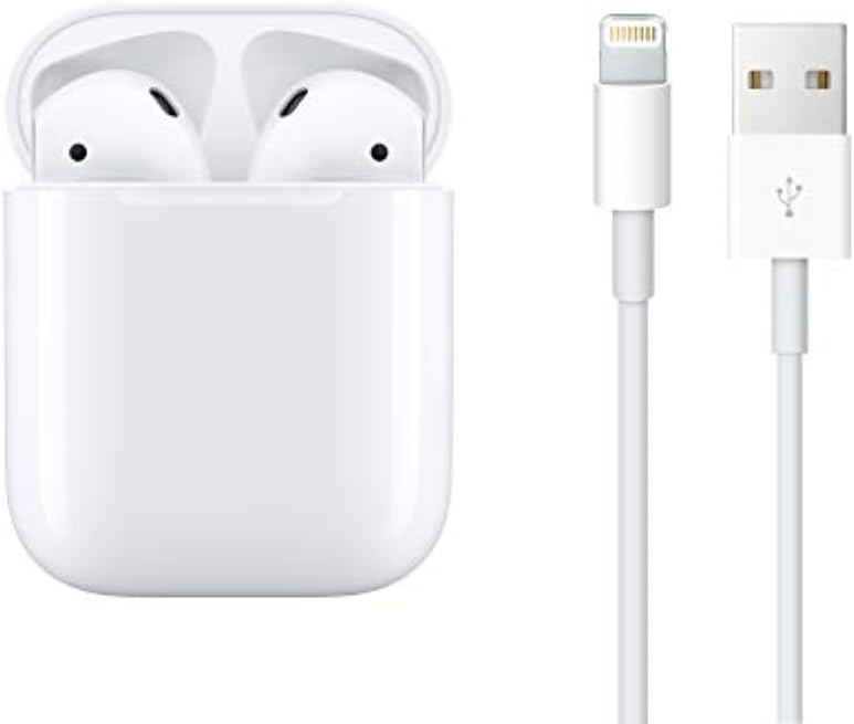 Apple AirPods Wireless Ear Buds, Bluetooth Headphones with Lightning Charging Case Included, Over 24 Hours of Battery Life, Effortless Setup for iPhone 13 Apple AirPods Wireless Ear Buds, Bluetooth Headphones with Lightning Charging Case Included, Over 24 Hours of Battery Life, Effortless Setup for iPhone