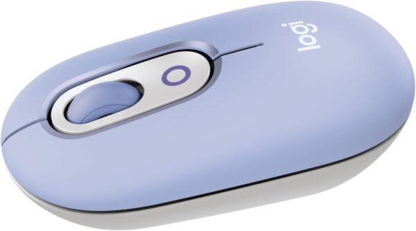Logitech POP Mouse: The Versatile Silent Companion for Your Devices in Lilac. 6 Logitech POP Mouse: The Versatile Silent Companion for Your Devices in Lilac.