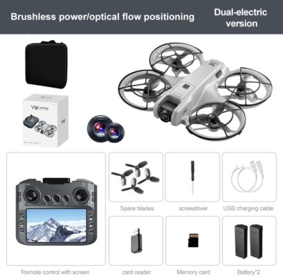 V666 Brushless Drone: Dual Camera UAV with LED Screen and Advanced Optical Positioning 13 V666 Brushless Drone: Dual Camera UAV with LED Screen and Advanced Optical Positioning