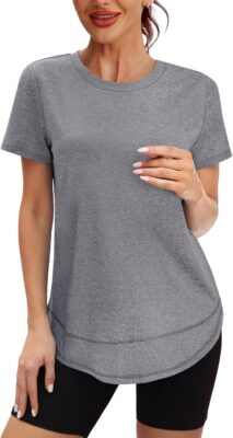 Chic Short Sleeve Sun Protection Tops for Spring-Summer - Sizes S-3XL 8 Chic Short Sleeve Sun Protection Tops for Spring-Summer - Sizes S-3XL