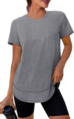 Chic Short Sleeve Sun Protection Tops for Spring-Summer - Sizes S-3XL 5 Chic Short Sleeve Sun Protection Tops for Spring-Summer - Sizes S-3XL
