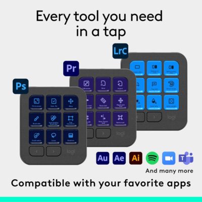 Logitech MX Creative Console: Customizable Control for Design, Streaming, and More 11 Logitech MX Creative Console: Customizable Control for Design, Streaming, and More